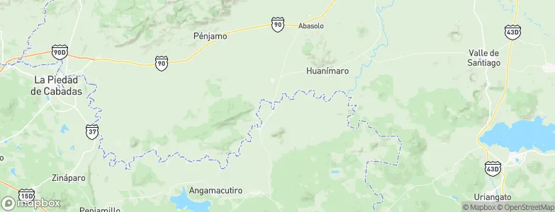 Pastor Ortíz, Mexico Map