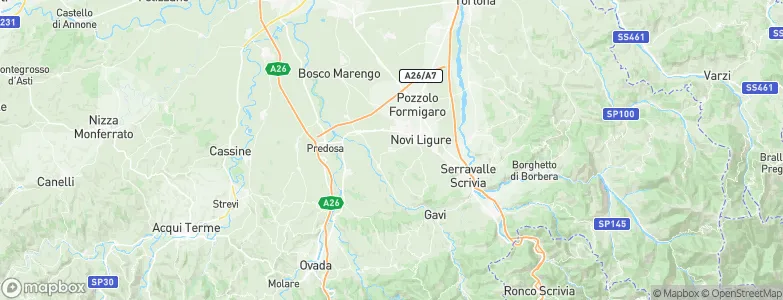 Pasturana, Italy Map