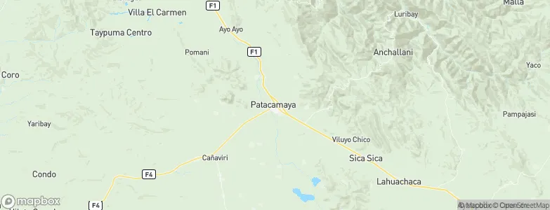 Patacamaya, Bolivia Map