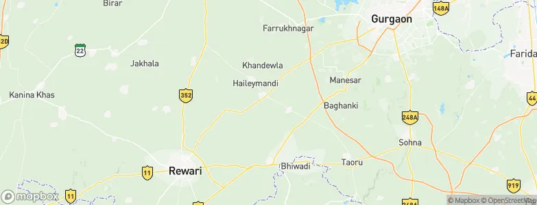 Pataudi, India Map