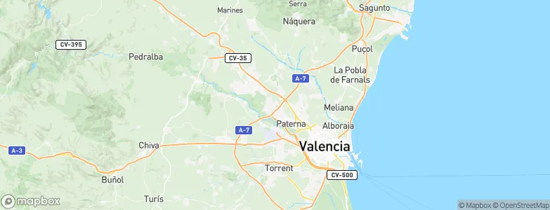 Paterna, Spain Map
