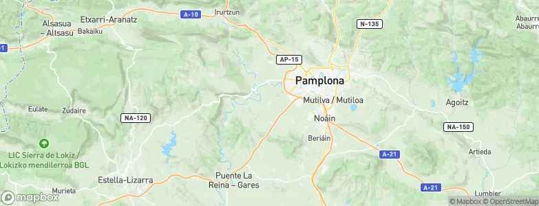 Paternáin, Spain Map