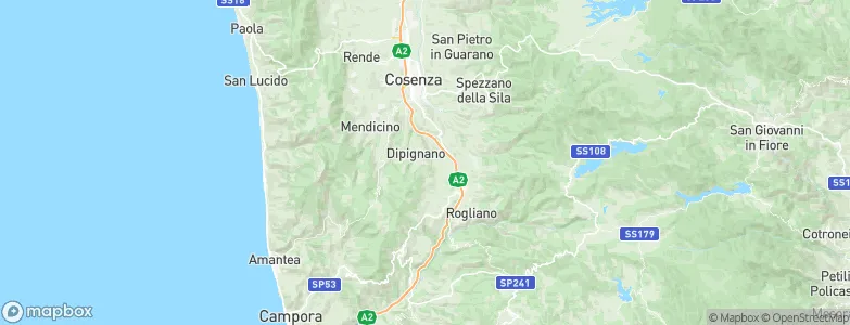 Paterno Calabro, Italy Map