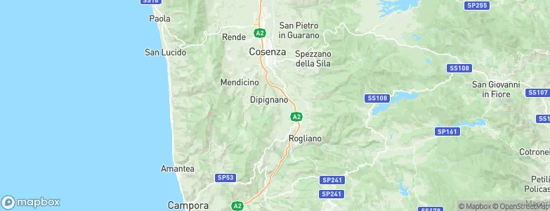 Paterno Calabro, Italy Map