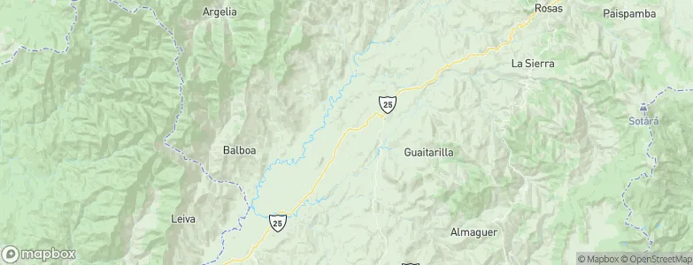 Patía, Colombia Map