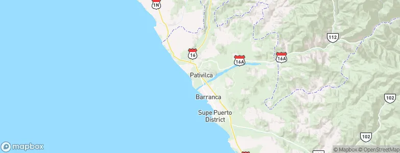 Pativilca, Peru Map