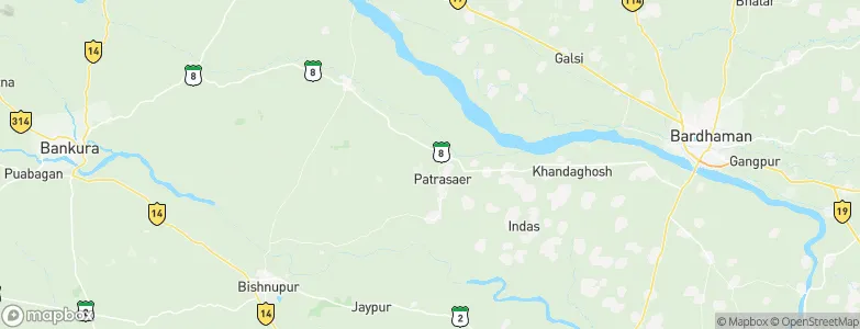 Pātrasāer, India Map
