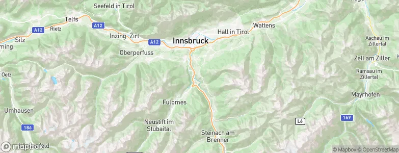 Patsch, Austria Map