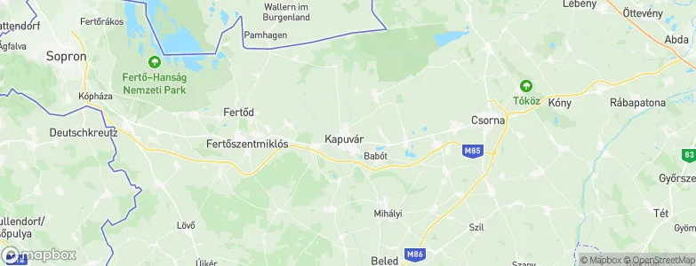 Patyiház, Hungary Map