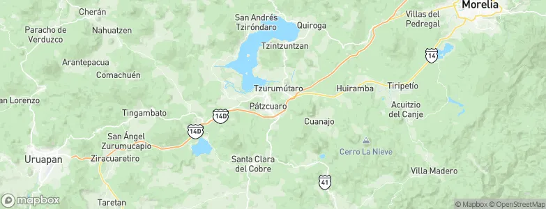 Pátzcuaro, Mexico Map