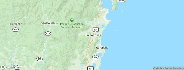 Paulo Lopes, Brazil Map