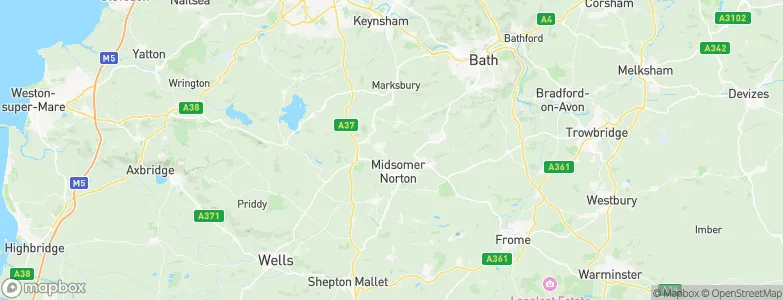 Paulton, United Kingdom Map