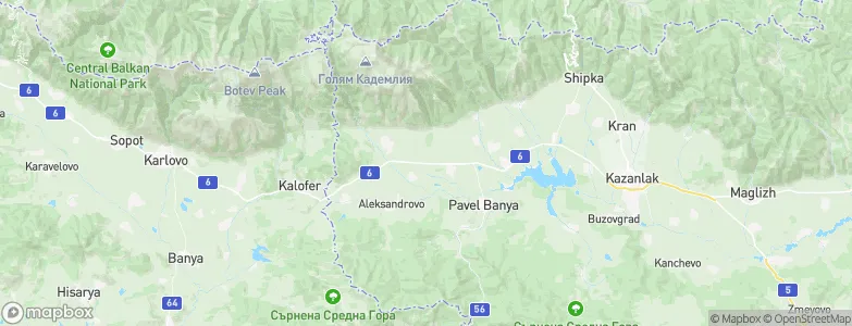 Pavel Banya, Bulgaria Map