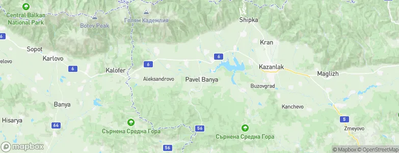 Pavel Banya, Bulgaria Map