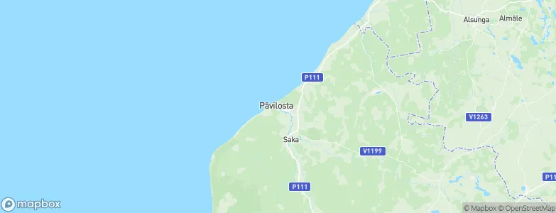Pāvilosta, Latvia Map