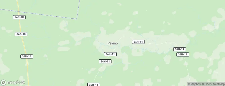 Pavino, Russia Map