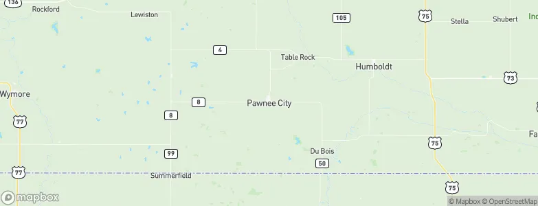 Pawnee City, United States Map