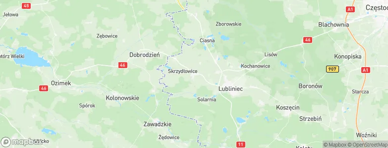 Pawonków, Poland Map