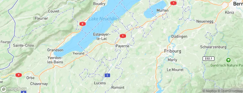 Payerne, Switzerland Map