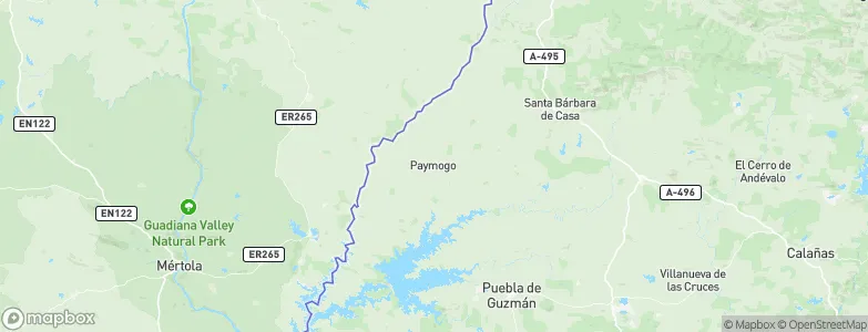 Paymogo, Spain Map