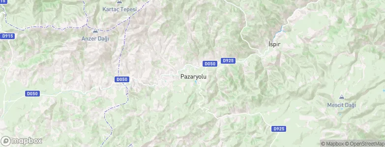 Pazaryolu, Turkey Map
