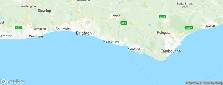 Peacehaven, United Kingdom Map