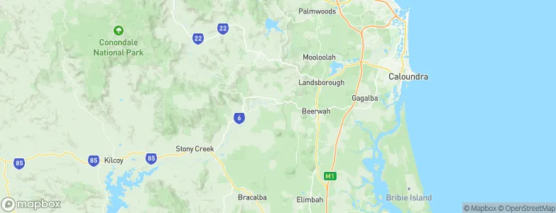 Peachester, Australia Map