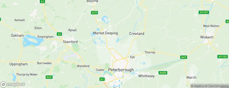 Peakirk, United Kingdom Map