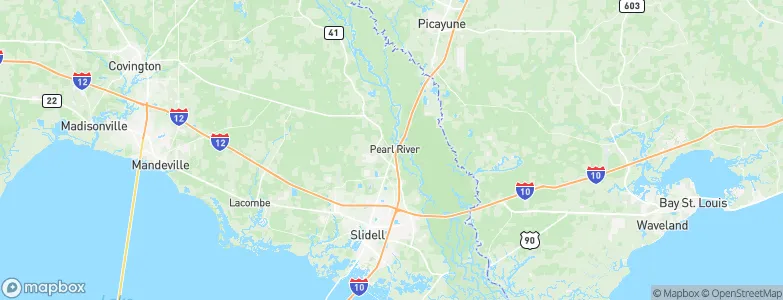 Pearl River, United States Map