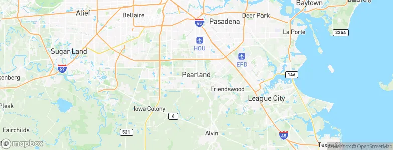 Pearland, United States Map
