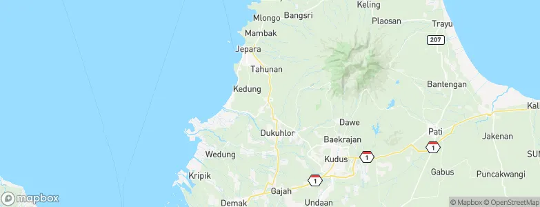Pecangaan, Indonesia Map