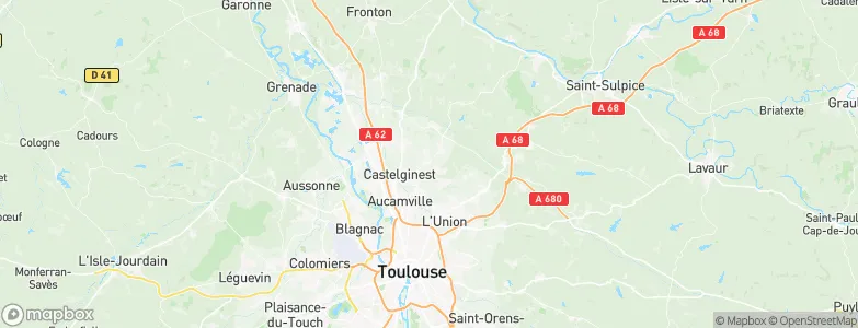 Pechbonnieu, France Map
