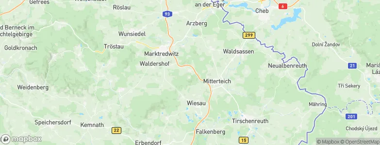 Pechbrunn, Germany Map