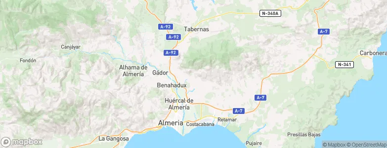Pechina, Spain Map