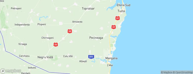 Pecineaga, Romania Map