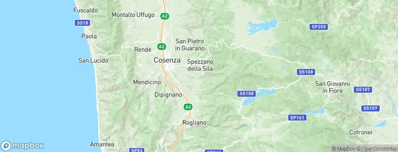 Pedace, Italy Map