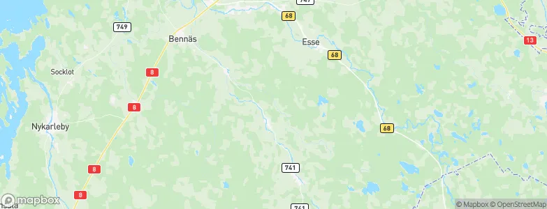 Pedersore, Finland Map