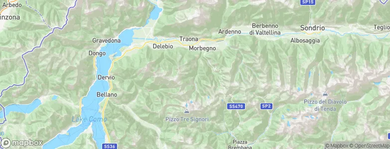 Pedesina, Italy Map
