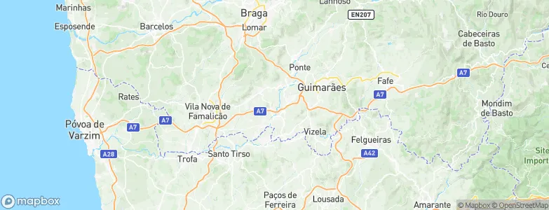 Pedome, Portugal Map