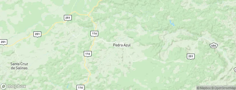 Pedra Azul, Brazil Map