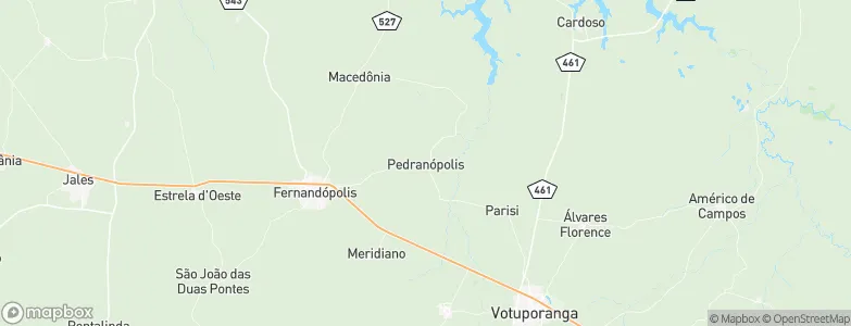 Pedranópolis, Brazil Map