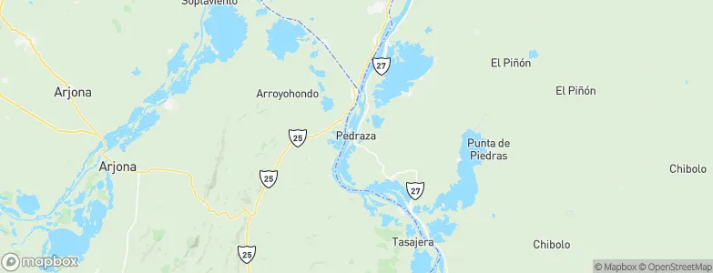 Pedraza, Colombia Map