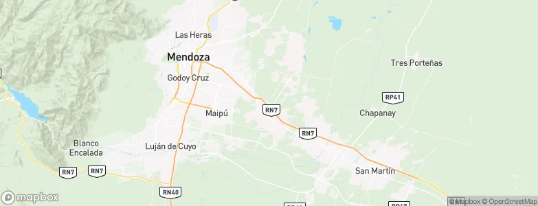 Pedregal, Argentina Map