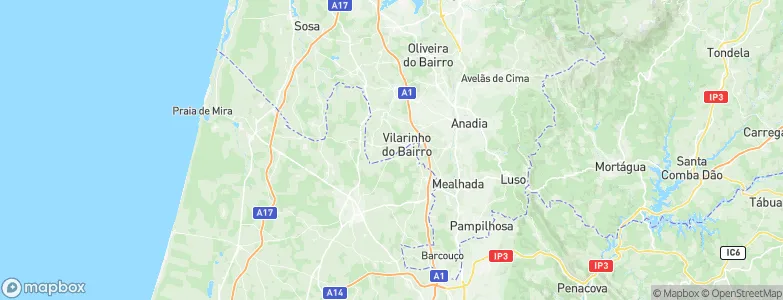 Pedreira de Vilarinho, Portugal Map
