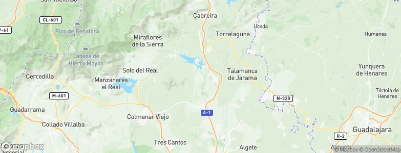 Pedrezuela, Spain Map