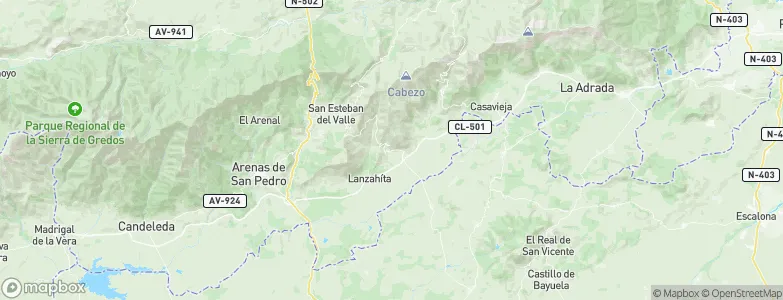 Pedro Bernardo, Spain Map