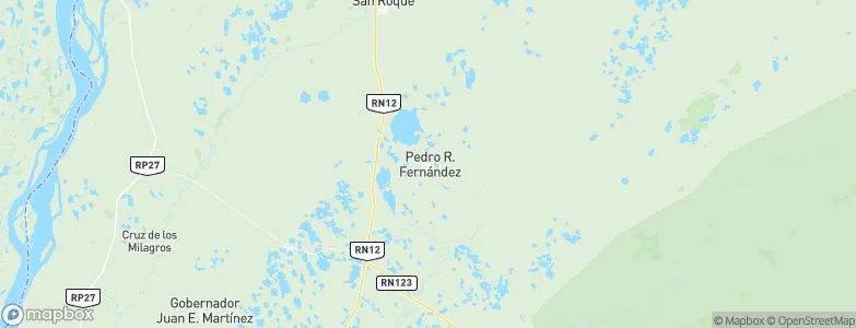 Pedro R. Fernández, Argentina Map