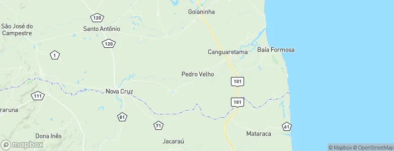 Pedro Velho, Brazil Map
