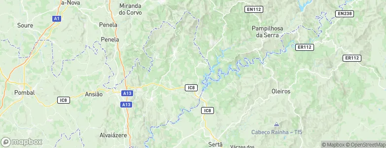 Pedrógão Grande, Portugal Map