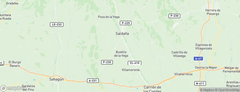Pedrosa de la Vega, Spain Map